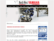 Tablet Screenshot of northwestyamaha.com